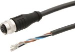 Kabel połączeniowy, 15m, M12 żeński (gniazdo) 5pin prosty, Końcówka wolna, 5x0,34mm²