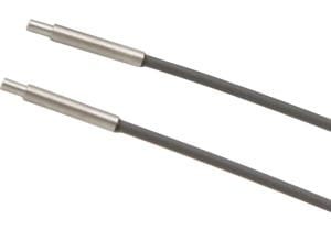 Bariera światłowodowa, 2m, głowica: Stal nierdzewna dł. 10 Ø1,5 Ø1,5, Osiowe wyjście światła