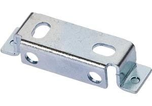 DIN rail acc. EN60715, 7,5x10x35mm, Steel Chrome- plated, Perforation