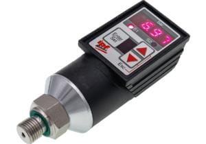 DW35311K Pressure sensor, Ø38mm dł. 122, -1-10bar, 12-32V  DC, G1/4 inch A, 2x PNP NC/NO