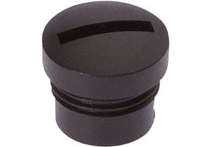 Screw plug, M12x1.5, Plastic, Black für verteiler