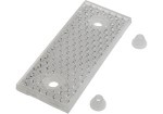 Accessories optical, reflector, 6x96x40mm, Screw  hole, 2xØ6.5mm, PMMA+PMMA, Polarized