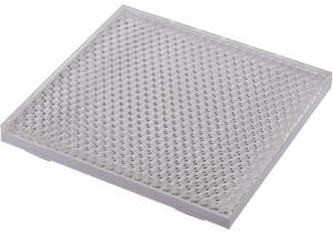 Accessories optical, reflector, 8x100x100mm,  Self-adhesive, PMMA+PMMA, Polarized