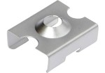 Akcesoria optyczne, klips montażowy, stal, srebro Mocowanie do oprawy LED, 1 szt.