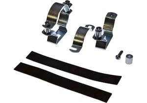 Akcesoria optyczne, zestaw montażowy, Ø45 mm, stal, srebrny