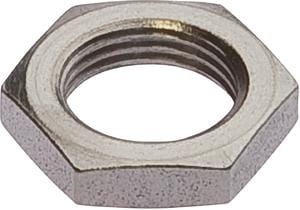 Accessories, Hexagon nut, M12x1, Wrench size 17mm, Stainless steel