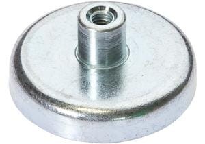 Accessories, Magnet, Ø47mm, Hard ferrite, inner  thread M6, 200°C, Steel