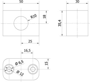 AY000150, accessory sensor,clamp 20,plastic, for design 20round,inkl. screwn, IPF ELECTRONIC