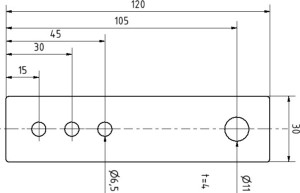 AO98E084, accessory opt,fixing set, je 2x, sliding block,Einlegscheibe,screw,Halteplatte, IPF ELECTRONIC