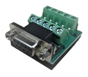 OPT1-DB9E-AE DB9 to 10-pin wiring board
