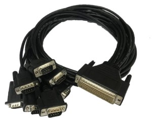 OPT8J-AE 1m Male DB-78 to 8x Male DB-9 Cable
