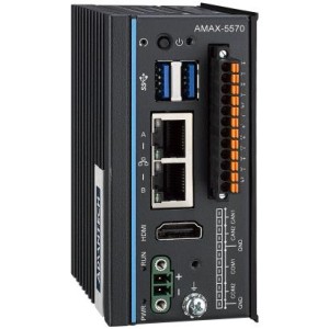 AMAX-5570-E2300A x6413E, 8G RAM, 64G eMMC,2x LAN, 2x CAN, 2 x COM