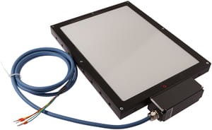 AO000363, accessory optically,lighting red, 240x180, static, 24V DC,1,5m-cable, IPF ELECTRONIC