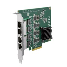 PCE-GIGE4-02A1 Karta Ethernet 4 GbE Ports (PCIex4), używana pamięć
