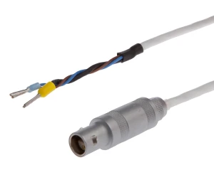 Connection cable, 30m, Female (socket) 2pin  Straight, Free conductor end, 2x0.25mm²