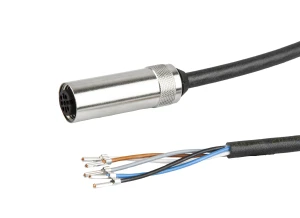 Kabel połączeniowy, 15 m, M12 żeński (gniazdo) 5-pinowy prosty, Końcówka wolna 5-pinowa, 5x0,34 mm²