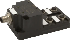 VL610304 Logic module 42x122x60mm, AND/OR, 10-30V DC, M12 Female 4pin, M12 Male 4pin, IP67, IO-Link