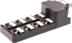 VL610308 Logic module 42x172x60mm, AND/OR, 10-30V DC, M12 Female 4pin, M12 Male 4pin, IP67, Plastic, IO-Link