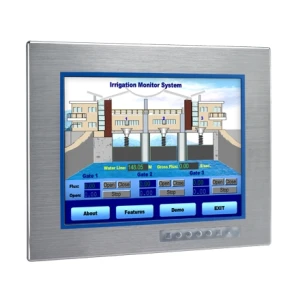 FPM-8151H-R3BE 15" XGA Ind. Monitor VGA/DVI, -20-60C, C1D2