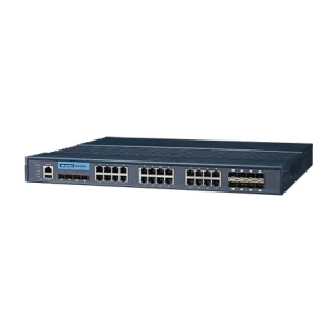 EKI-9228G-8COI-AE Ind. Rackmount L2 Managed Switch  do montażu w szafie z AC/DC