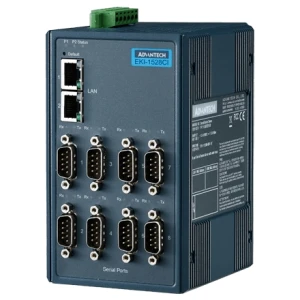 EKI-1528CI-DR-AE 8-portowy serwer urządzeń szeregowych z szerokim zakresem temperatury i iso