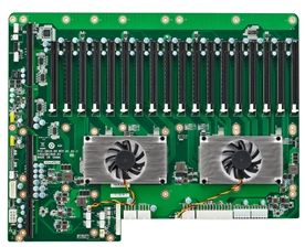 PCE-5B19-00A1E 19 Slot PICMG1.3 BP, 17 PCIe x16, 1 PCIe x4