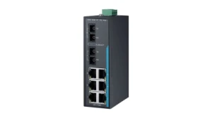 EKI-7708E-2MI-AE 6xFE+2x100M MI SC Fiber Managed Ethernet Switch