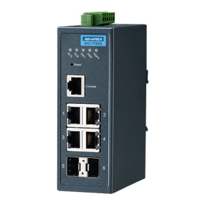 EKI-7706G-2F-AE 4GE + 2SFP Managed Ethernet Switch