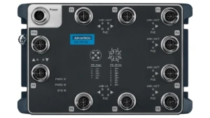 EKI-9510G-PW-B EN50155 M12 10GE PoE niezarządzane oprogramowanie, 24~110 V DC