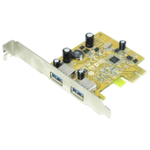 96EC-USBA2-SU 2pt. USB 3.0 Type-A PCIe w/Low Profile bracket