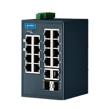 EKI-5626CI-MB-BE 16FE+2G  Ind. Switch with Modbus TCP/IP, W/T.