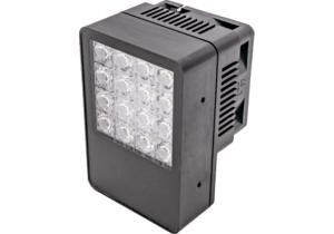 ES540820 Reflektor LED, 82x54x54 mm, światło zielone, 521nm, 15000 lx, 43W, 24VDC, wtyczka M12 5-pin, IP20, aluminium+PMMA