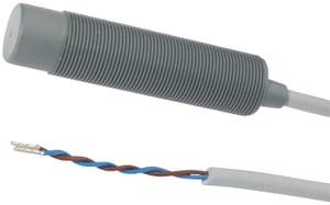 KN185107, Czujnik pojemnościowy M18x1/70dł. , 20-250V AC/DC, 300mA, Sn:2-8/2m kabel, IPF ELECTRONIC