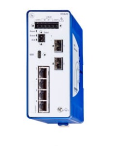 BRS20-04009999-STCZ99HHSESXX.X.XX, kompaktowy zarządzalny switch przemysłowy, konstrukcja bez wentylatora, FE switch, HIRSCHMANN