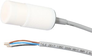 KN32A504, Czujnik pojemnościowy100° M32x1,5/70dł. , PTFE, 10-35VDC, 250mA, pnp, no/nc, Sn:1-40/5mkabel, IPF ELECTRONIC