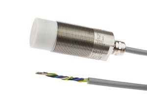 KN32A866, Czujnik pojemnościowy90° M32x1,5/80dł. , VA-PTFE, 10-30VDC, 150mA, 2xpnp, Sn:3-30,5mkabel, EX, IPF ELECTRONIC