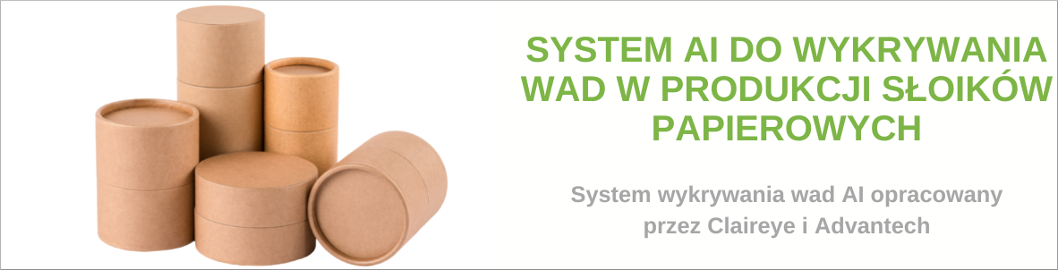 System AI do wykrywania wad w produkcji słoików papierowych