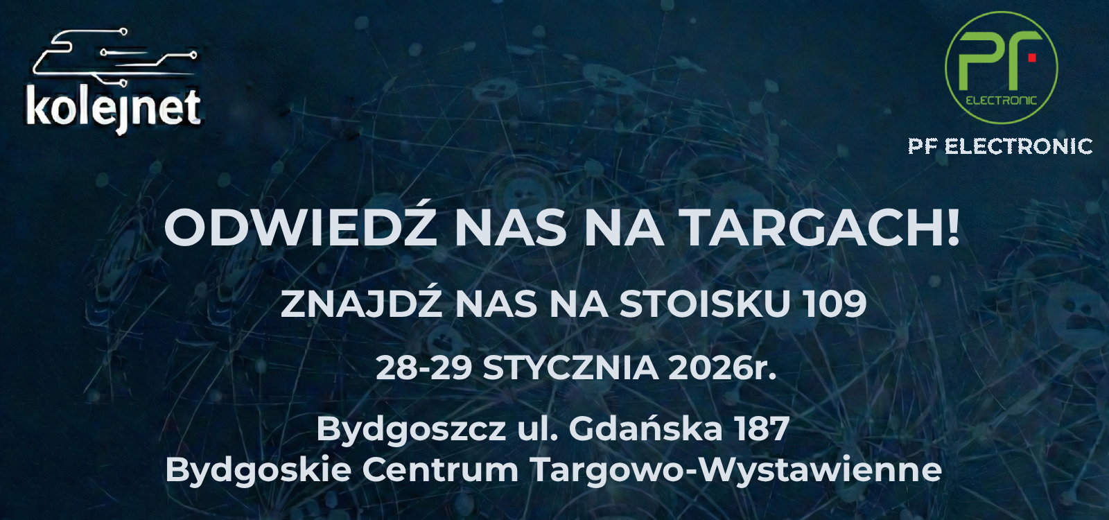Odwiedź nas na targach Kolejnet!